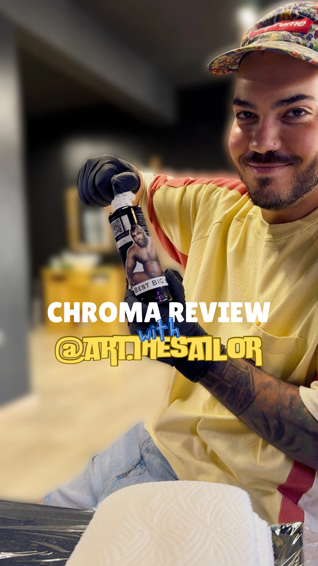 Art The Sailer Tattoo Artist Reviewing the Chroma Wireless Pen